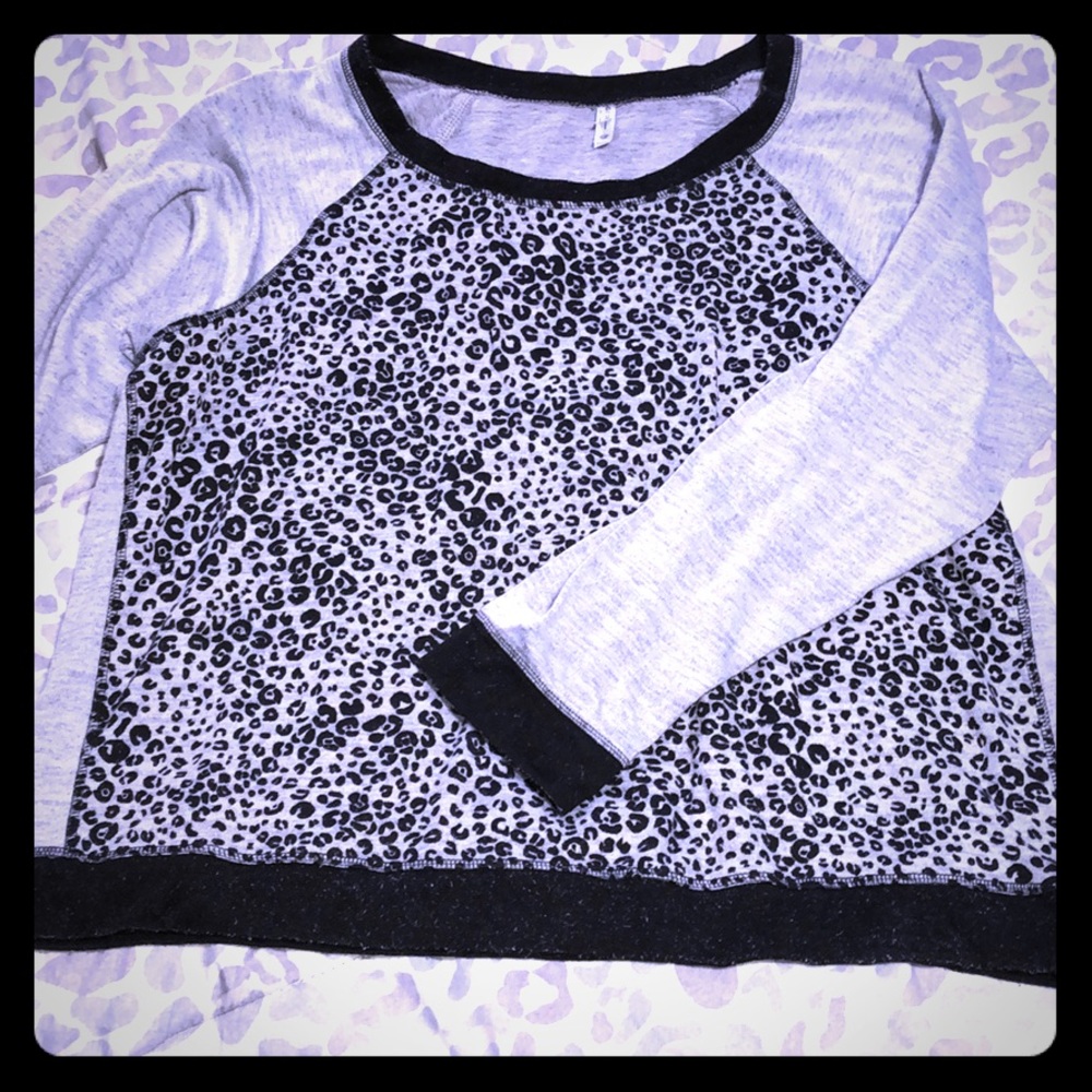 Cheetah print sweater